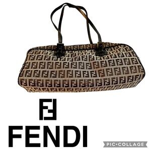 Fendi Brown Zucca Purse